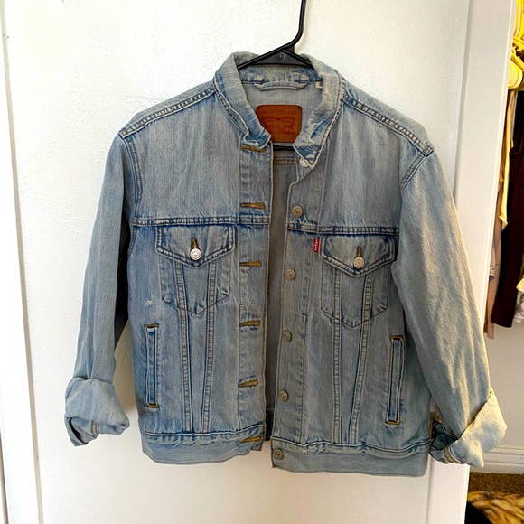 Levis Jean Lightwash Oversized Denim 